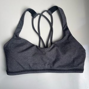 Lululemon Sports Bra, Grey, Size 4